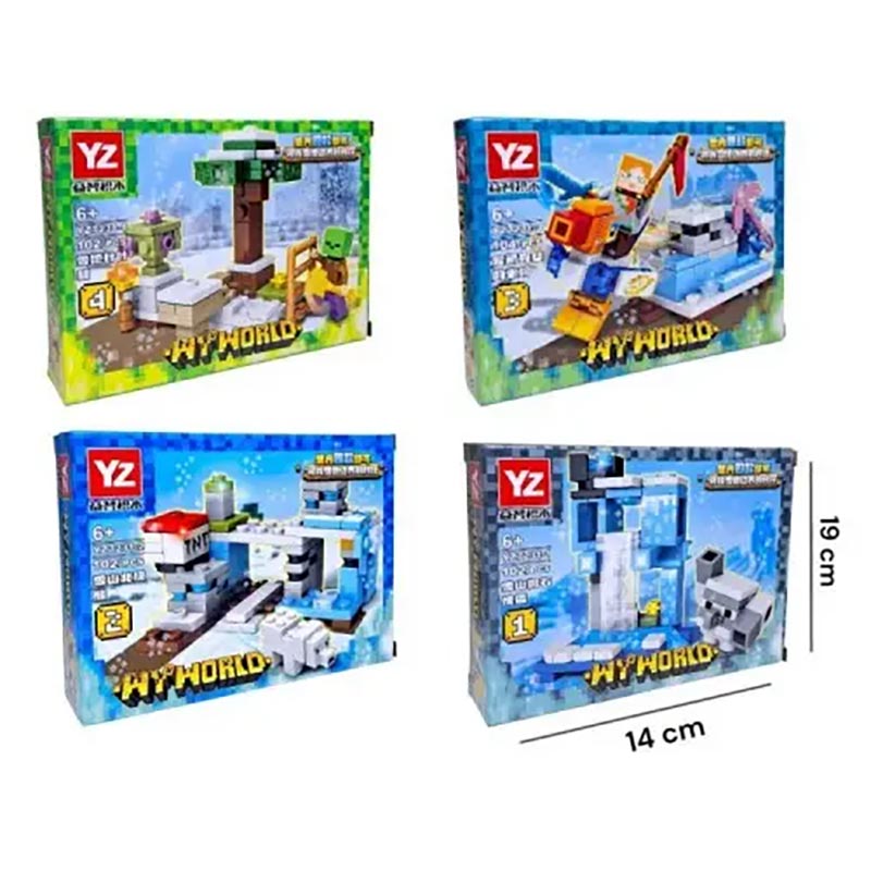 ���������� MINECRAFT YZ7231 ���� 8 ��  (102+���)