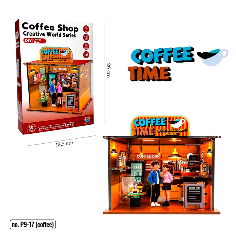 3D ������� COFFE SHOP P9-17 (53 ���)