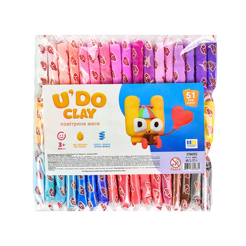 ���� ��� �������� "U'DO Clay 51 ��." ������ 6� (���) (30921)