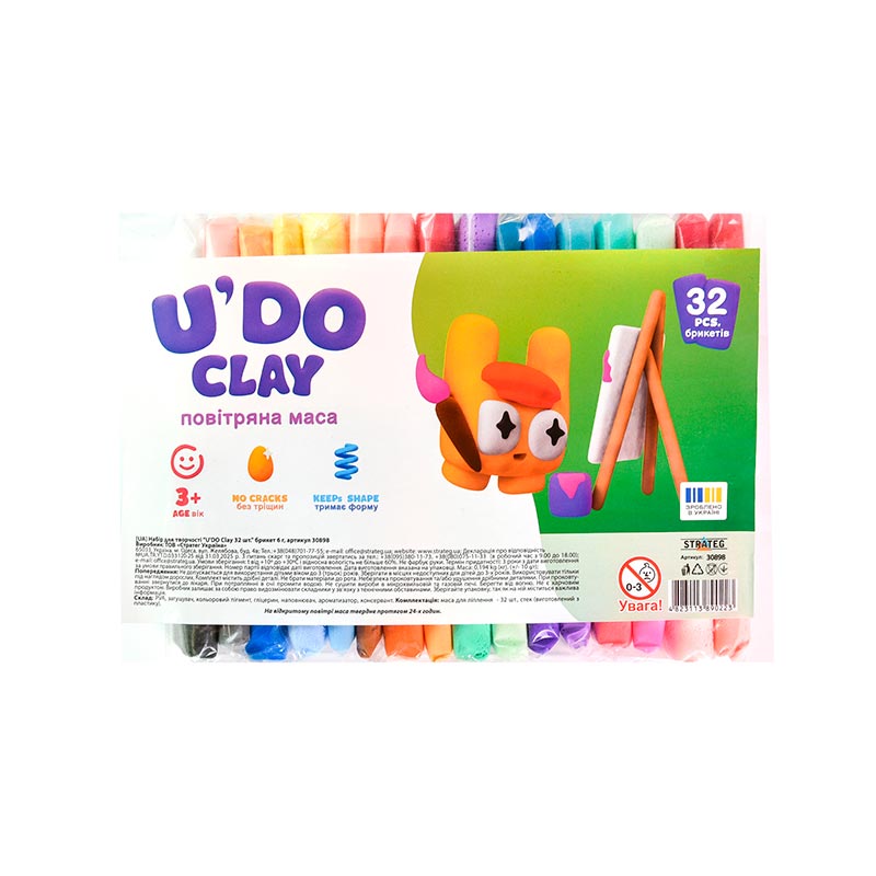 ���� ��� �������� "U'DO Clay 32 ��, ������ 6 � (���) 30898