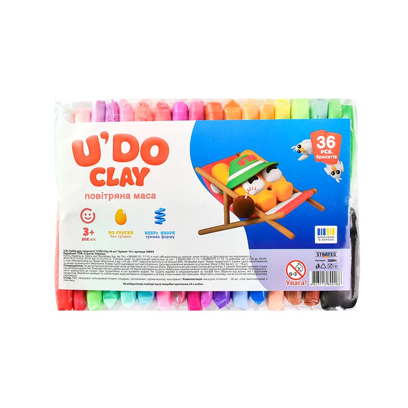 ���� ��� �������� "U'DO Clay 36 ��, ������ 10 � (���) 30894