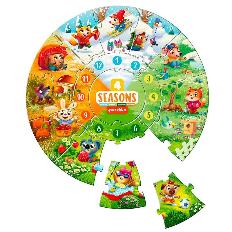 ���������� ����� "4 ������"/Puzzles "4 Amazing Seasons"