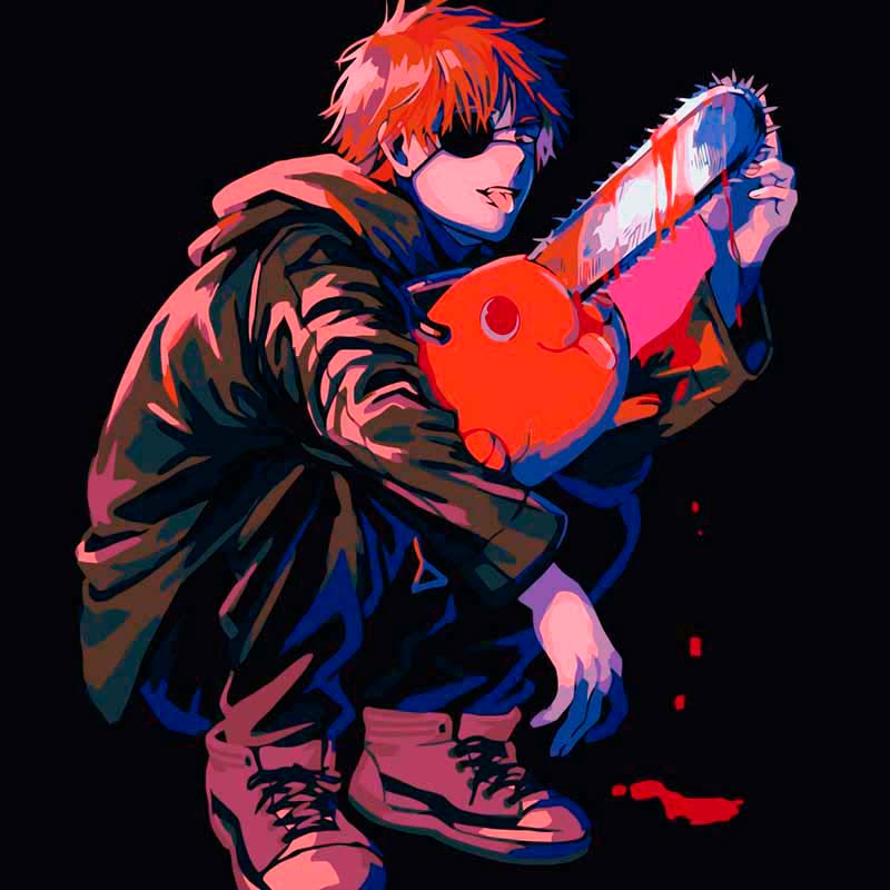 ���� ��� ������� "Chainsaw-man" 40*40 ��