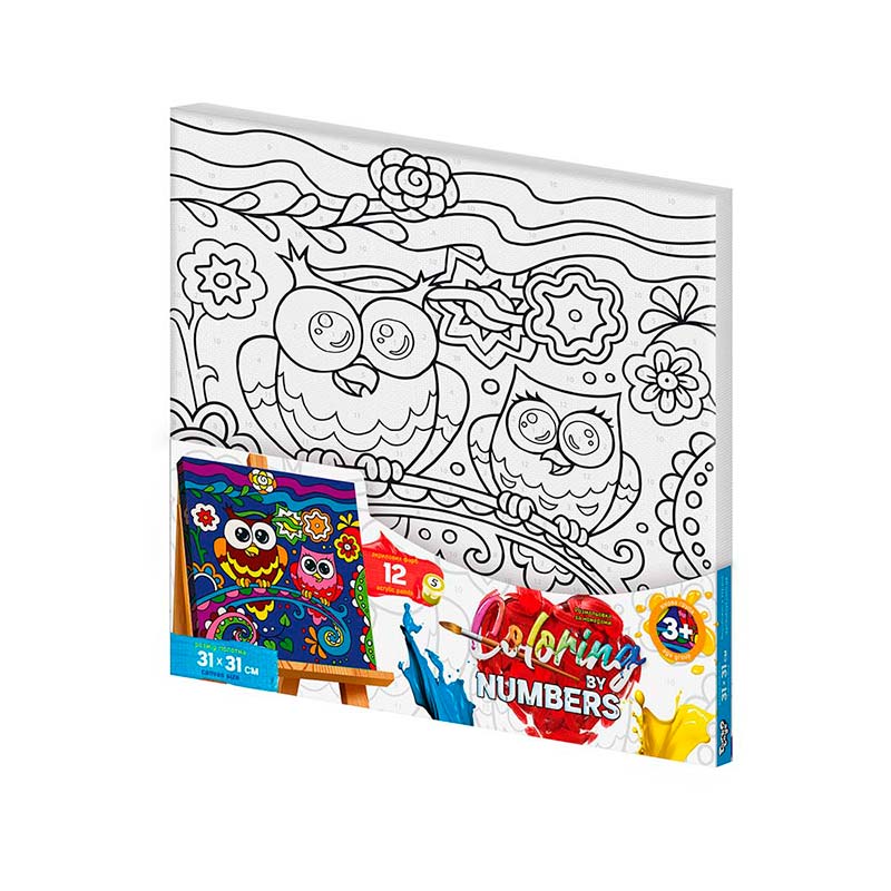������� �� �������� "Coloring by numbers" Danko Toys �� ���� 31��*31��