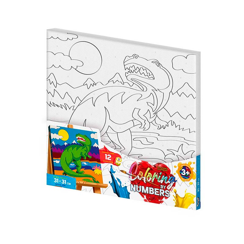 ������� �� �������� "Coloring by numbers" Danko Toys �������� 31��*31��