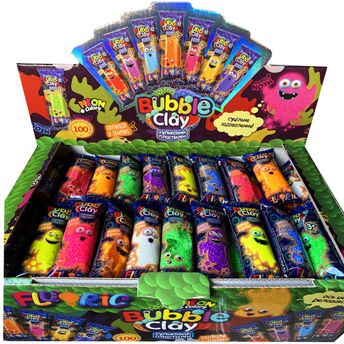 ��������� ��������� "BUBBLE CLAY "FLUORIC" � �������� ��� (100) 10 �����