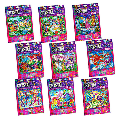 ���� ��������� �������� CRYSTAL MOSAIC KIDS,10 ���� CRMk-01-01,02,03,04...10