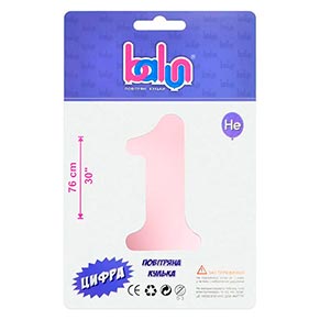 ���������� ������ ����� "1" sugar pink Balun 30" (76 ��) 1 ��