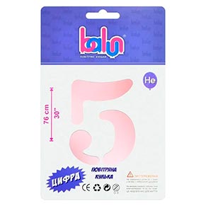 ���������� ������ ����� "5" sugar pink Balun 30" (76 ��) 1 ��