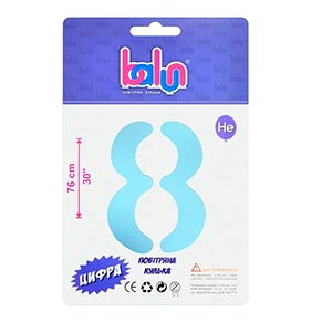 ���������� ������ ����� "8" sugar blue Balun 30" (76 ��) 1 ��