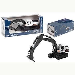 Екскаватор 9013AE металевий, інерційний в коробці р.30x10,3x13,3 см YG Toys