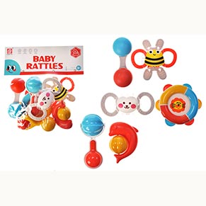 Набір брязкалець D292 в кульку 7 шт. р.28x24 см YG Toys