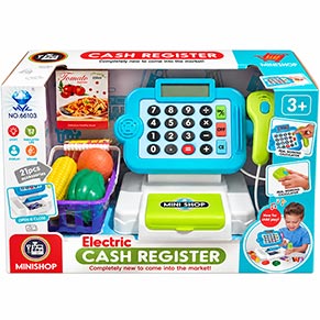Касовий апарат 66103 озвучений, зі світлом, в коробці р.34x15x20,5 см YG Toys