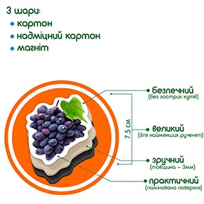 ��������� ���� Magnetic set "Fruits and berries" ML4031-11 EN