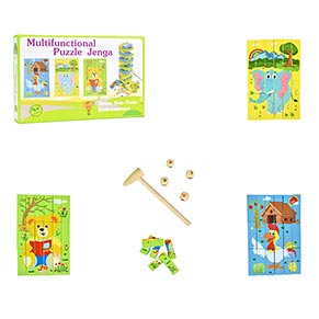 �����'��� ������-���� Multifunctional Puzzle Jenga Strateg (30980)