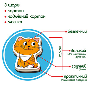���� ������� Magnets puzzle for baby �ets ML4031-34 EN