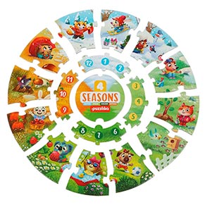 ���������� ����� "4 ������"/Puzzles "4 Amazing Seasons"