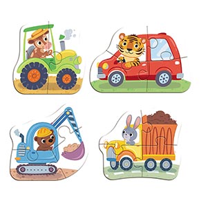 300685 ���� 4 � 1 �Baby puzzle. ���������