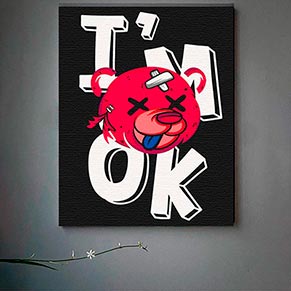 ���� ��� ������� "I'M OK" 30*40 ��