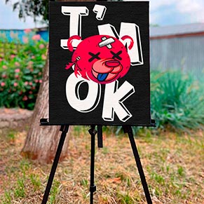 ���� ��� ������� "I'M OK" 30*40 ��