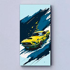 ������� �� �������� ArtCraft "Ford Mustang" 40*80 ��