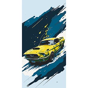 ������� �� �������� ArtCraft "Ford Mustang" 40*80 ��