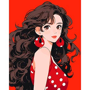 ������� �� �������� "Anime girl" ArtCraft 40*50 ��