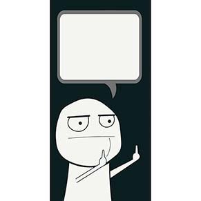 ������� �� �������� "F*ck you" 40*80 ��