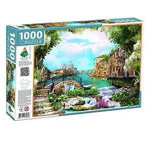 Пазли 1000 " Стародавні будинки"
